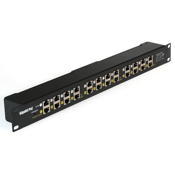 EXTRALINK Passive Gigabit PoE Rack Mount Injector/Shielded Panel, 12 port  (POE-INJ-12-G-RM) - The source for WiFi products at best prices in UK 