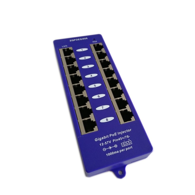 Passive Gigabit PoE Injector, 8 port (POE-INJ-8-G) - The source for WiFi  products at best prices in UK 